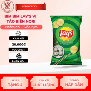 Bim bim Lays vị tảo biển Nori Gofoodpoly