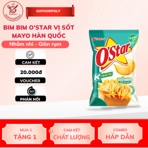 Bánh Snack O'star K-POP vị xốt Mayo kiểu Hàn Quốc