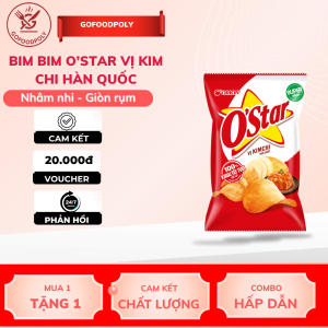 Bánh Snack O'Star vị Kim Chi Hàn Quốc