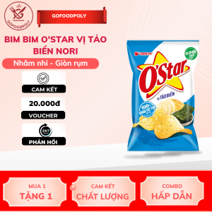 Bánh Snack O'Star vị Tảo Biển