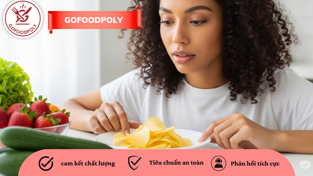 Kiểm soát calo trong 1 bịch bánh snack để giữ dáng
