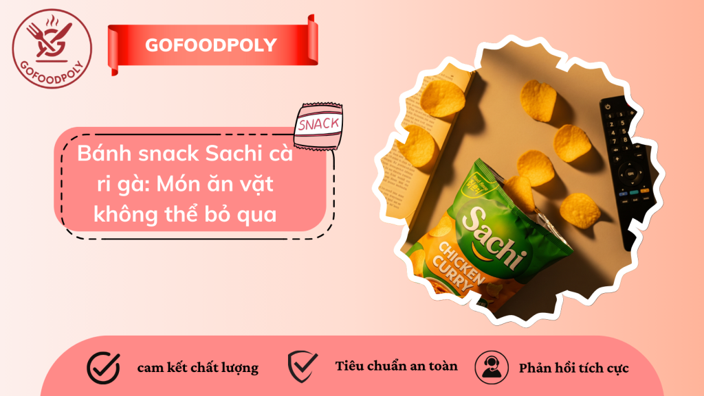 Bánh snack Sachi cà ri gà