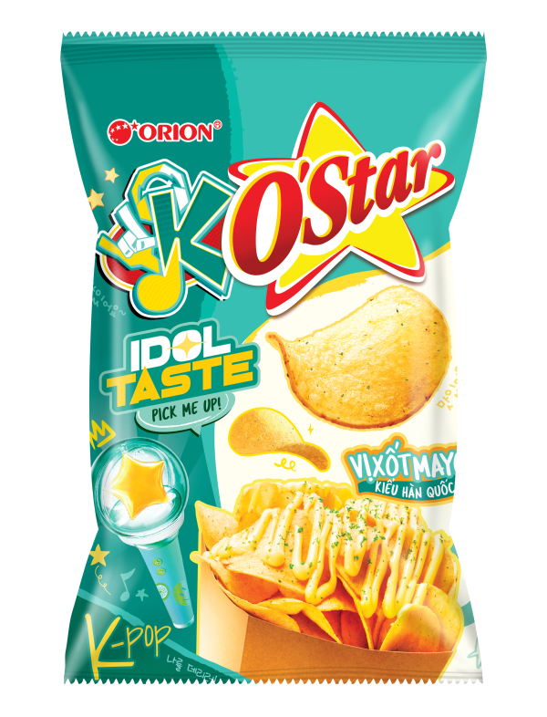 Bánh Snack O'star K-POP vị xốt Mayo kiểu Hàn Quốc - Ảnh 3