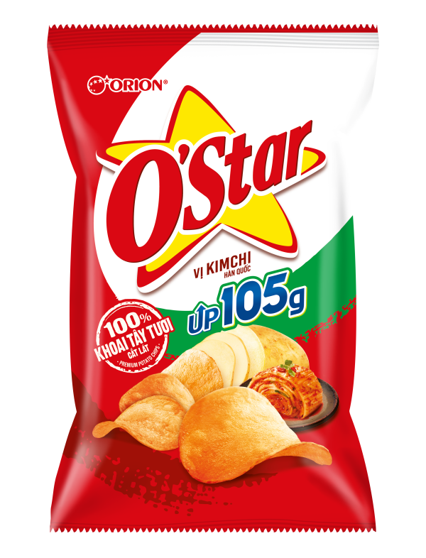 Bánh Snack O'Star vị Kim Chi Hàn Quốc - Ảnh 5