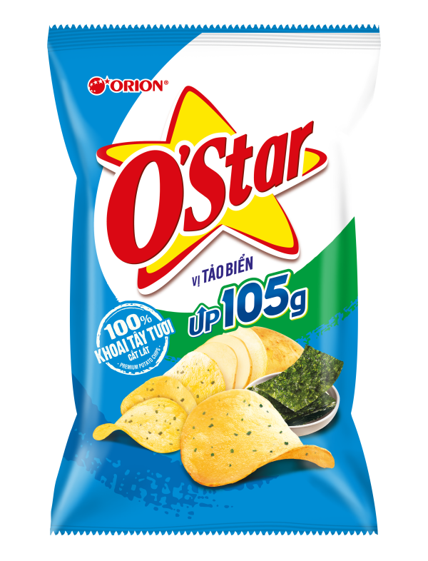 Bánh Snack O'Star vị Tảo Biển - Ảnh 5