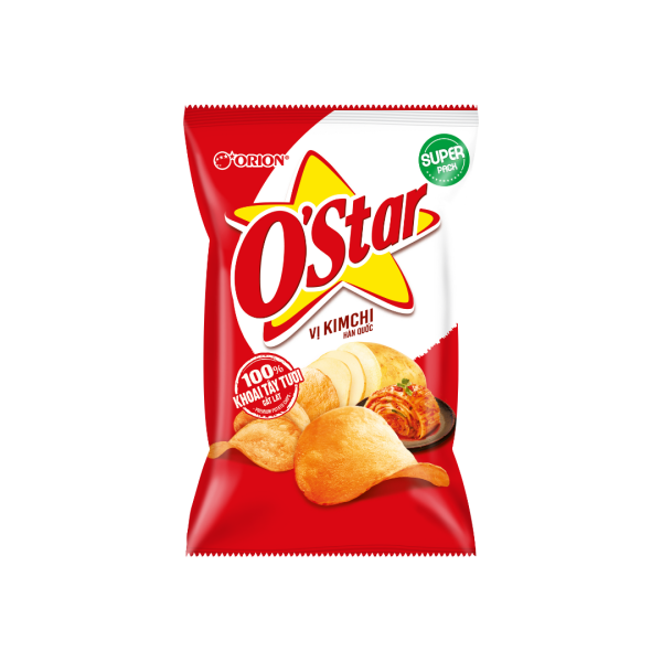 Bánh Snack O'Star vị Kim Chi Hàn Quốc - Ảnh 2