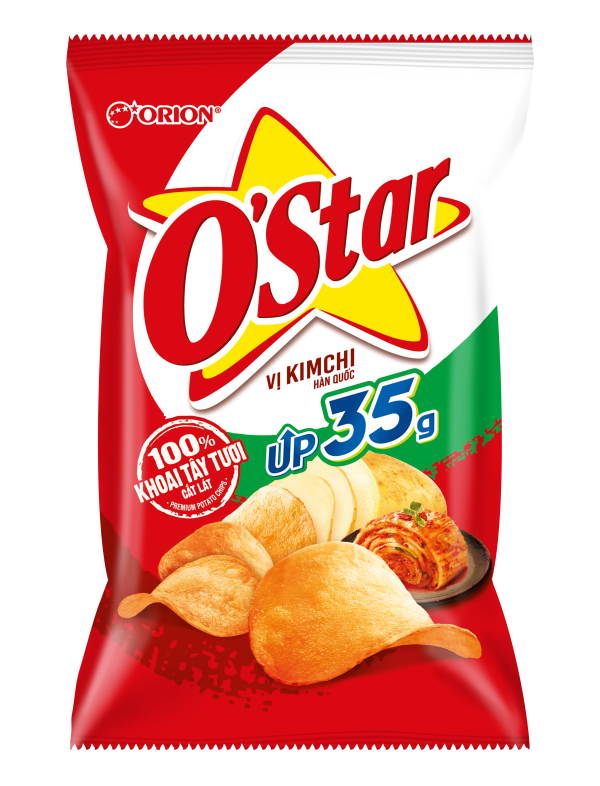 Bánh Snack O'Star vị Kim Chi Hàn Quốc - Ảnh 3