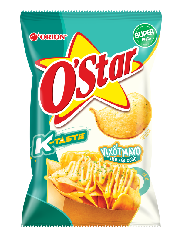 Bánh Snack O'star K-POP vị xốt Mayo kiểu Hàn Quốc - Ảnh 4
