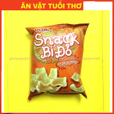 Snack Oishi vị bò nướng giòn tan, hương vị đậm đà, phù hợp ăn vặt mọi lúc mọi nơi.