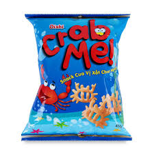 Bim bim con cua giòn rụm, vị hải sản mặn ngọt, món ăn vặt tiện lợi.