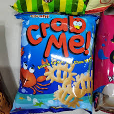 Bim bim hình con cua, giòn tan, thơm ngon, giá rẻ
