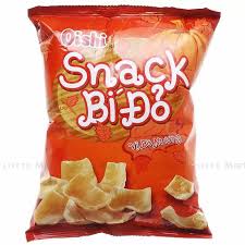 Bim bim Oishi vị bò nướng gói nhỏ, giòn rụm, thơm ngon, tiện lợi mang theo đi học, đi làm, đi chơi