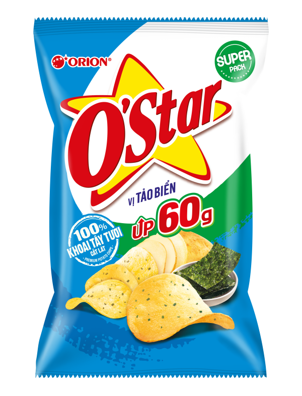 Bánh Snack O'Star vị Tảo Biển - Ảnh 4